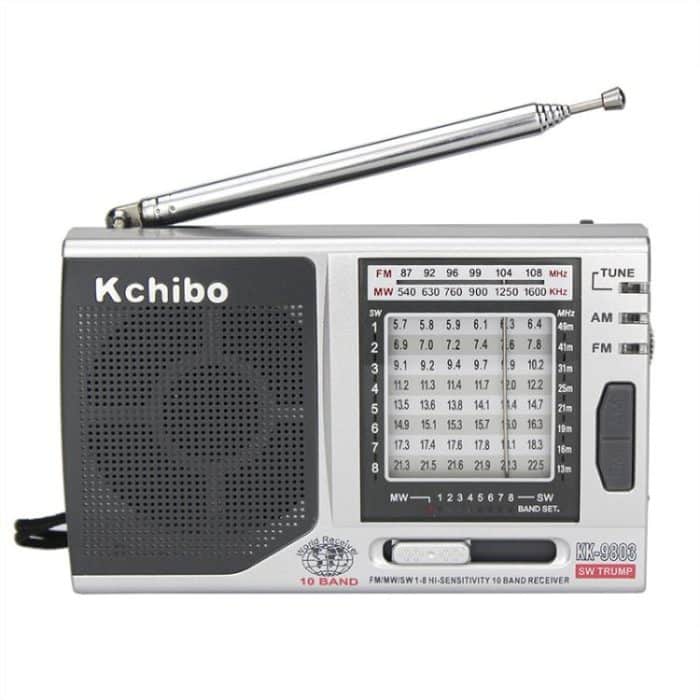 Kchibo 10-Band AM/FM/SW Portable Radio with High-Fidelity Speaker Compact Mini Multi-Band Receiver – Bild 1