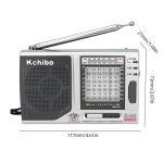 Kchibo 10-Band AM/FM/SW Portable Radio with High-Fidelity Speaker Compact Mini Multi-Band Receiver – Bild 7
