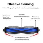 For Ecovacs Deebot T50 PRO / T50 PRO OMNI / T50 MAX PRO OMNI / T50 OMNI Replacement Parts, 17 In 1 Kit, Main Brush, 4pcs Side Brush, 3pcs Fliter, 3pcs Dust Bag, 3pcs Carbon Dust Bag, Main Brush Cover, Dust Bin Without Filter – Bild 4