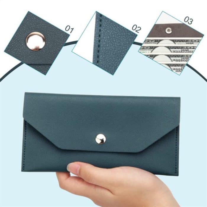 PU Leather Wallet Business Card Holder Card Case Envelope Card Bag – Bild 3