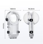 Für Insta360 X5 AMagisn 60m/196ft Tauchen Fall Quick-Release Voll Unsichtbare Wasserdichte Unterwasser Gehäuse – Bild 11