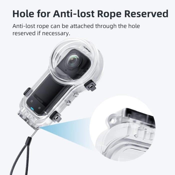 Für Insta360 X5 AMagisn 60m/196ft Tauchen Fall Quick-Release Voll Unsichtbare Wasserdichte Unterwasser Gehäuse – Bild 10