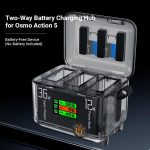 CYNOVA Fast Charging Hub for DJI Osmo 360/Action 5 Pro/4/3 With 1.14 inch TFT LCD Display, Charging Hub – Bild 2