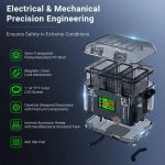 CYNOVA Fast Charging Hub for DJI Osmo 360/Action 5 Pro/4/3 With 1.14 inch TFT LCD Display, Charging Hub – Bild 4