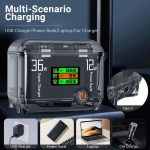 CYNOVA Fast Charging Hub for DJI Osmo 360/Action 5 Pro/4/3 With 1.14 inch TFT LCD Display, Charging Hub – Bild 8