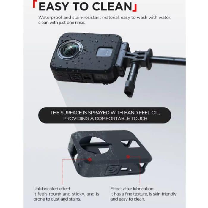 For DJI Osmo 360 CYNOVA Silicone Case Anti-Scratch Shockproof Full Body Protective Cover – Bild 8