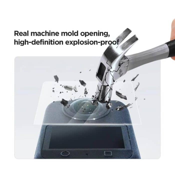 Für DJI Osmo 360 CYNOVA 2 Stück/Packung Displayschutzfolie aus gehärtetem Glas, Härtegrad 9H, kratzfest, Kameraobjektivfolie – Bild 3