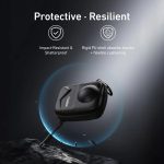 PU Carrying Case for DJI Osmo 360 Camera Protective Pouch with Carabiner Clip, TELESIN Full-Coverage, TELESIN Open Bottom – Bild 3