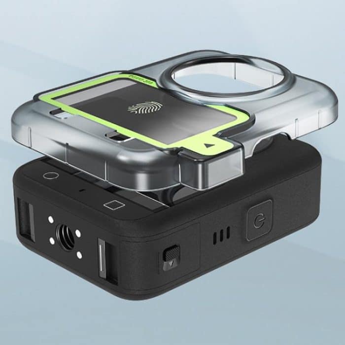 Für DJI Osmo 360 CYNOVA Displayschutzfolie aus gehärtetem Glas, automatisch ausgerichteter Installationsrahmen – Bild 2