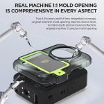 Für DJI Osmo 360 CYNOVA Displayschutzfolie aus gehärtetem Glas, automatisch ausgerichteter Installationsrahmen – Bild 4