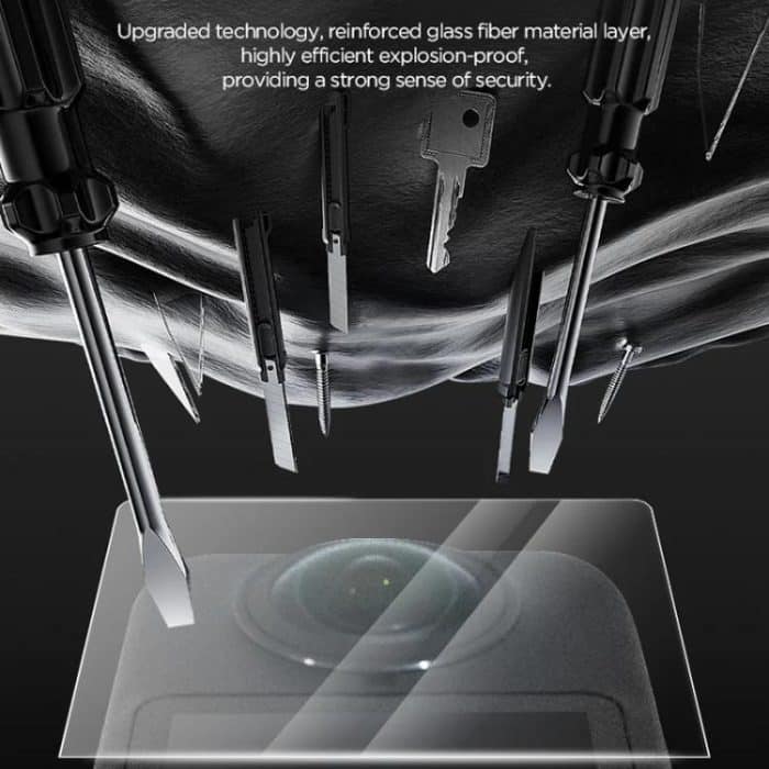 Für DJI Osmo 360 CYNOVA Displayschutzfolie aus gehärtetem Glas, automatisch ausgerichteter Installationsrahmen – Bild 5