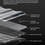 Für DJI Osmo 360 CYNOVA Displayschutzfolie aus gehärtetem Glas, automatisch ausgerichteter Installationsrahmen – Bild 6