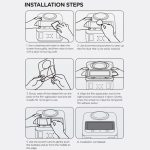 Für DJI Osmo 360 CYNOVA Displayschutzfolie aus gehärtetem Glas, automatisch ausgerichteter Installationsrahmen – Bild 9