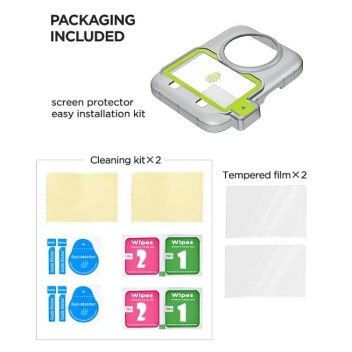 Für DJI Osmo 360 CYNOVA Displayschutzfolie aus gehärtetem Glas, automatisch ausgerichteter Installationsrahmen – Bild 10