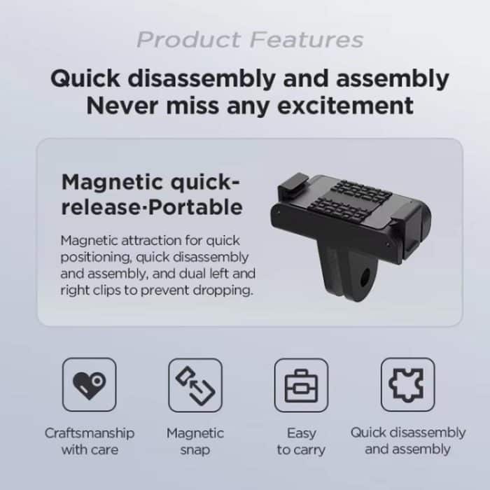 For DJI Osmo 360 CYNOVA Magnetic Quick-Release Base Adapter Camera Accessories, Magnetic  Adapter – Bild 3