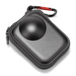 For DJI Osmo 360 Carrying Case EVA Hard Shell Protective Bag with Carabiner Clip