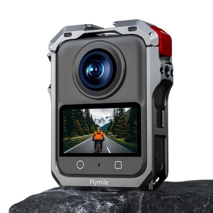 For DJI Osmo 360 Flymile Dual Cold Shoe Metal Quick-Release Cage With Lens C – Bild 4