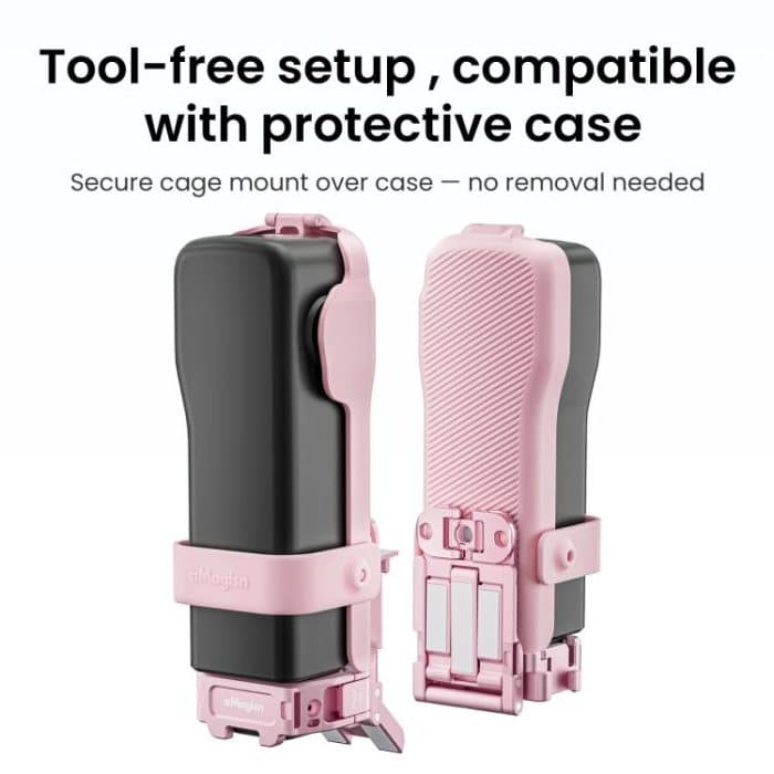 For DJI Pocket 3 aMagisn Mantis Extension Frame Magnetic Mount for Hands-Free Vlogging – Bild 11