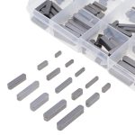 140pcs /Set 3/4/5/6mm Boxed Parallel Pin Dive Shaft Pulley Keys – Bild 4