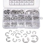 400pcs /Set 1.5-15mm Stainless Steel E-Type Open Circlips Boxed, 400pcs /Set