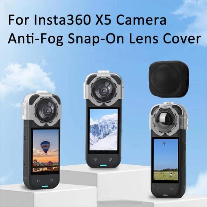 For Insta360 X5 Camera Anti-Fog Snap-On Protective Lens Cover Lens Guards – Bild 2