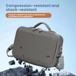 For DJI Osmo 360 Adventure Combo Flymile PU Leather Shoulder Bag Waterproof Crossbody Sling Bag – Bild 5