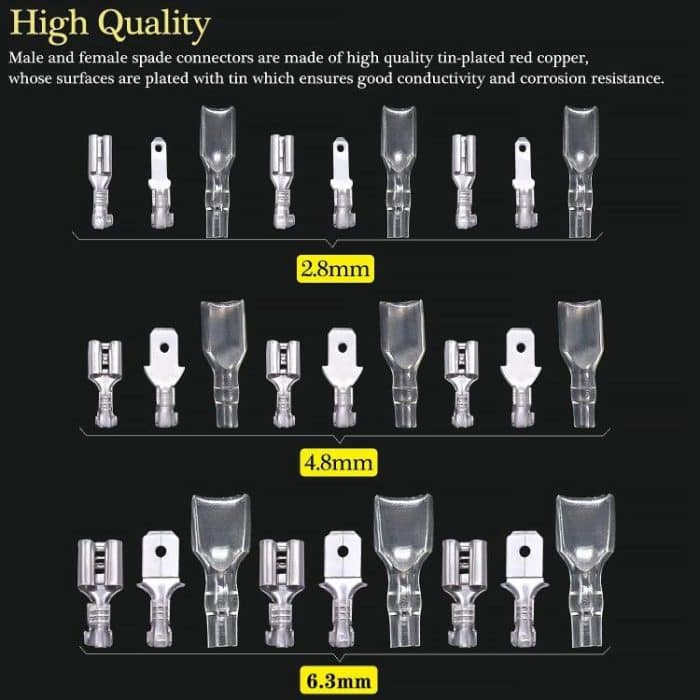 360pcs /Set Cold Press Terminal Block Spring Insert and Cover Set, 360pcs /Set Copper, 360pcs /Set Iron – Bild 3