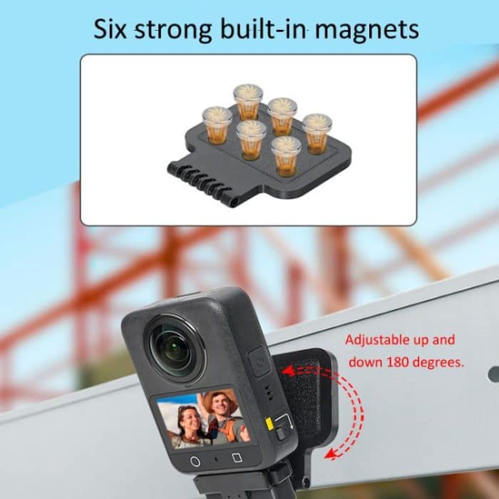 For DJI Osmo 360 Camera Magnetic Quick-Release Base Portable Desktop Stand – Bild 4