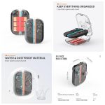 Für Nintendo Switch 2 JYS 5-in-1 Crystal Case Komplettschutzset inklusive Konsolengehäuse, Joy-con- und Pro-Controller-Abdeckung, Frontplatte, Spielekassettenhülle – Bild 8