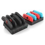 4-in-1-Ladestation für Nintendo Switch 2/Switch Joy-Con Controller-Ladestation