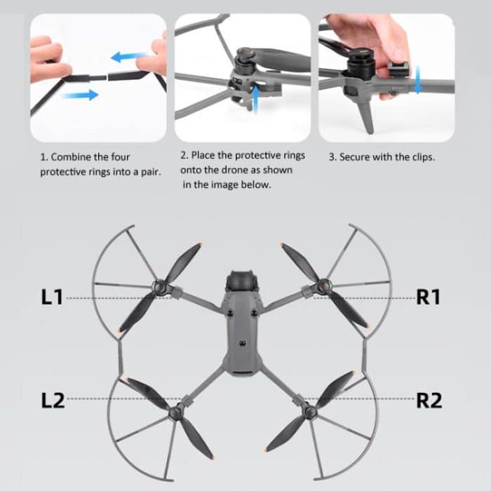 For DJI Mavic 4 Pro BRDRC Propeller Guard Anti-Collision Protection Frame – Bild 8