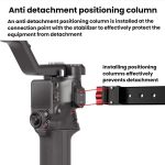 Gimbal Wooden Handle Chute Snail Gimbal Side Handle Grip,For DJI RS 4 Mini / 4 PRO / 3 / 3 Mini / 3 PRO / 2, Single Handle, With Chute, With Chute And Snail Gimbal – Bild 6