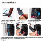 Gimbal Wooden Handle Chute Snail Gimbal Side Handle Grip,For DJI RS 4 Mini / 4 PRO / 3 / 3 Mini / 3 PRO / 2, Single Handle, With Chute, With Chute And Snail Gimbal – Bild 9