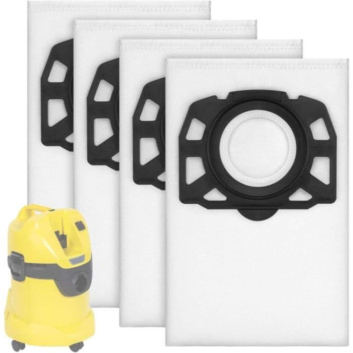 For Karcher WD2 / WD3 / KD3 Series 4pcs Dust Collection Bags Vacuum Cleaners Non-Woven Fabric Bags, For Karcher WD2 / WD3 / KD3 Series – Bild 1