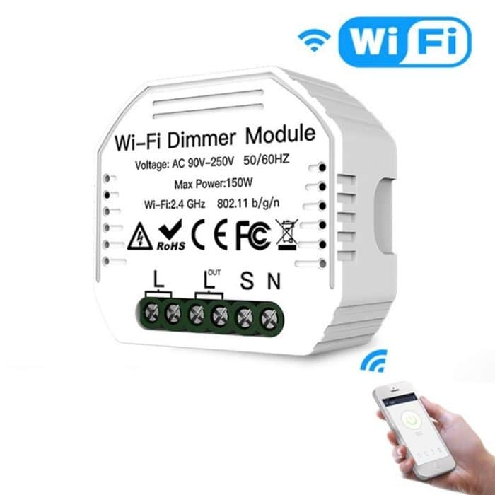 Verdeckter Wifi Smart Switch Dimmer und traditioneller Switch Dual Control Smart Switch – Bild 1
