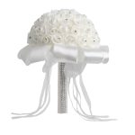 Braut hält Blumenstrauß kreative Simulation hält Blumenstrauß Hochzeitszubehör