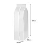 2 PCS PEVA Dreidimensionale Staubdichte Stoffhülle Taschen Hängender Organizer Aufbewahrungstasche Wasserdichte Anzugmantelhülle, 60x90x30cm, 60x110x30cm – Bild 2