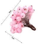 80PCS 12mm Simulation Beere Frost Rot Kleine Frucht Schaum Beere DIY Zubehör Blumen Arrangement Material – Bild 6