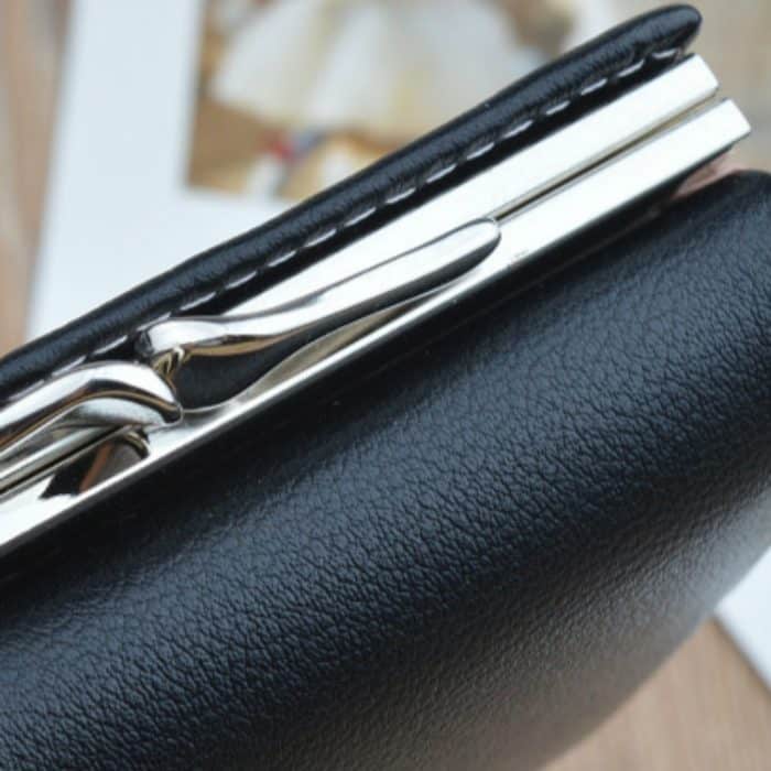 Einfache Mini-Vintage-Blumen-Kurze Damen-Faltbrieftasche – Bild 8