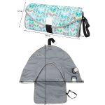 Wickelunterlage für Babys, tragbar, faltbar, wasserdicht, Stillunterlage, One size – Bild 3