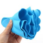 3 Stück sichere Baby-Duschhaube, Kinder-Bademütze, verstellbare Baby-Duschhaube, schützt die Augen, Haarwaschschutz für Kinder, wasserdichte Kappe, Pink+wave, Pink+earflaps, Yellow+earflaps, Blue+earflaps, Yellow+wave, Blue+wave, Yellow+Round, Blue+Rou... – Bild 4