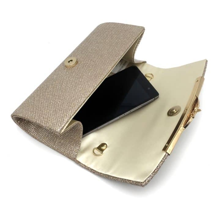 Mode Kette Abendessen Tasche Kupplung Schulter Messenger Bag Frauen Brieftasche – Bild 5