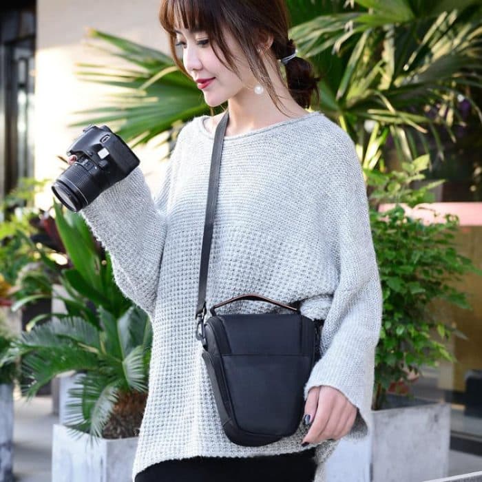 Mode wasserdichte Dreieck Kameratasche – Bild 8