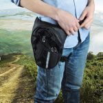 Schwarze Motocross-Beintasche Motorrad-Reittasche Knight-Hüfttasche Outdoor-Multifunktionstasche