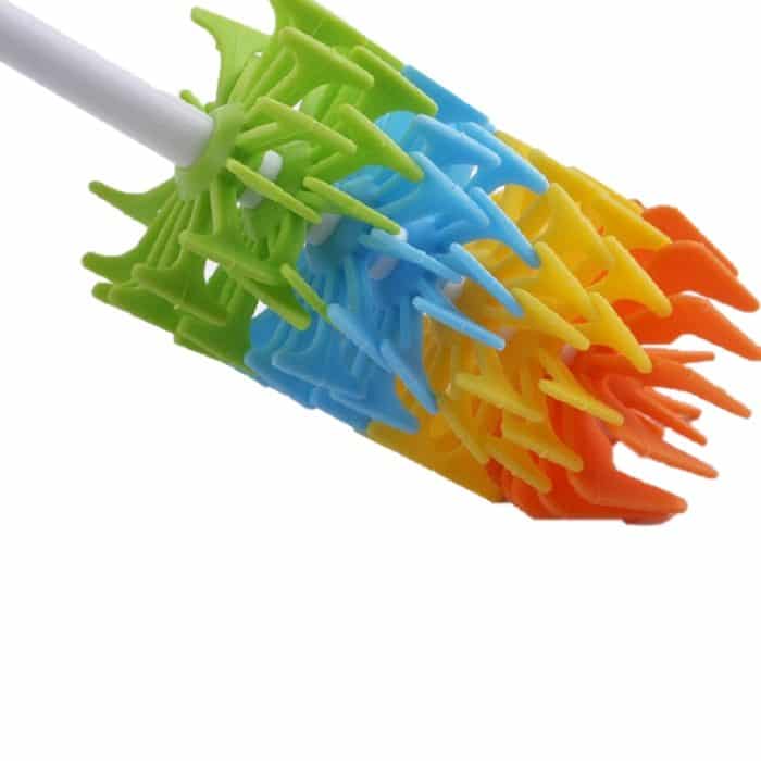 Silikon-Baby-Flaschen-Bürsten-Reinigungs Pacifier Düsenrohr Schalen-Silikon-Bürste – Bild 3