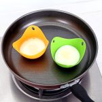 3 PCS Silikon Eierkocher Eierhalter Küchenwerkzeuge Pfannkuchen Kochgeschirr Backgeschirr Dampf Eier Teller Tablett, Green, Red, Blue, Yellow, 4 pieces of steamed egg – Bild 8
