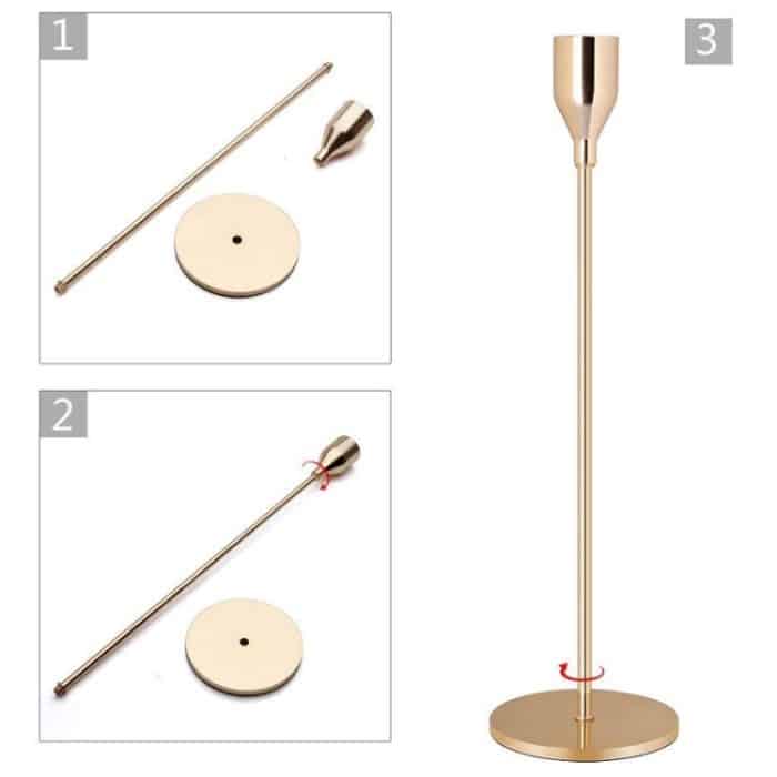 Kreativer Einzelkopf-Kerzenständer, Kerzenhalter, Hochzeit, Tischdekoration, S, M, L – Bild 3