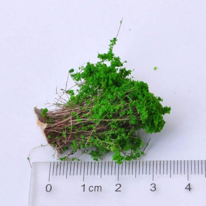 Künstliche handgefertigte Modellmaterial-Sandtisch-Gebäudebuschblume, fertige Blume – Bild 7