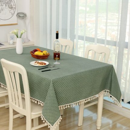 Stoff Baumwolle Esstischdecke Dekorationstuch, 140x180cm, 140x200cm, 140x220cm