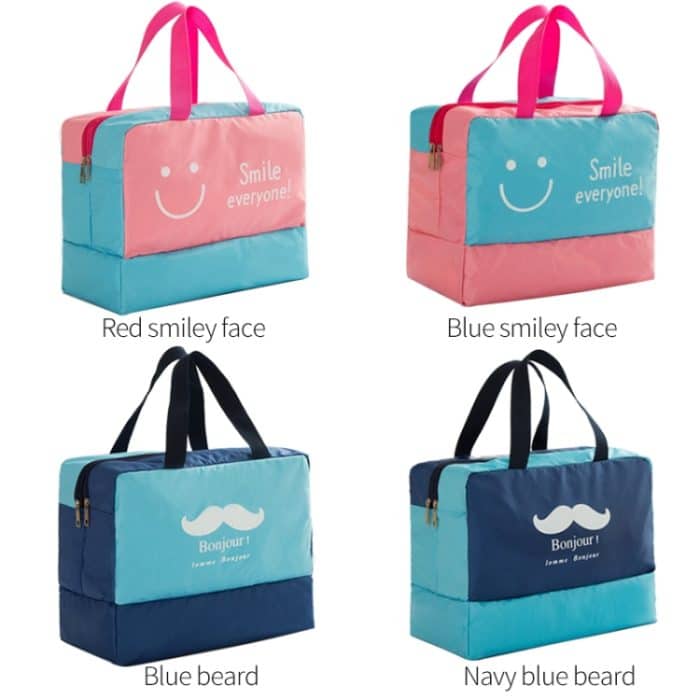 Mode Männer Und Frauen Reisen Wasserdichte Lagerung Tasche Oxford Tuch Reisetasche Schwimmen Tasche Strand Tasche – Bild 5